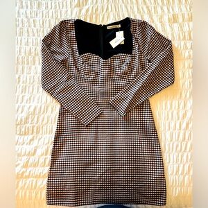 Abercrombie and Fitch plaid.dress Med Tall -NWT
